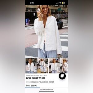 Princess Polly White Top